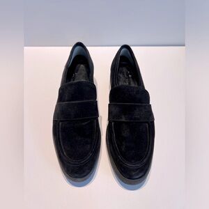 Robert Clergerie Black Suede Chunky Loafers